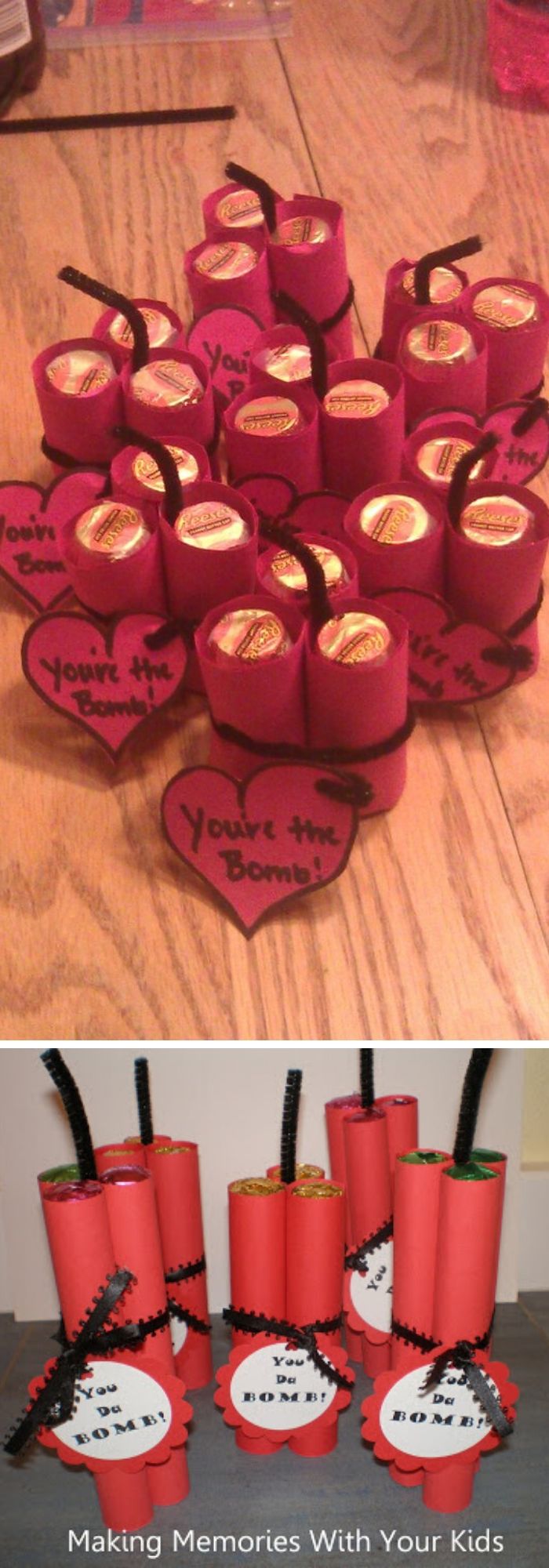 You're the bomb - Valentine's Day Crafts for kids