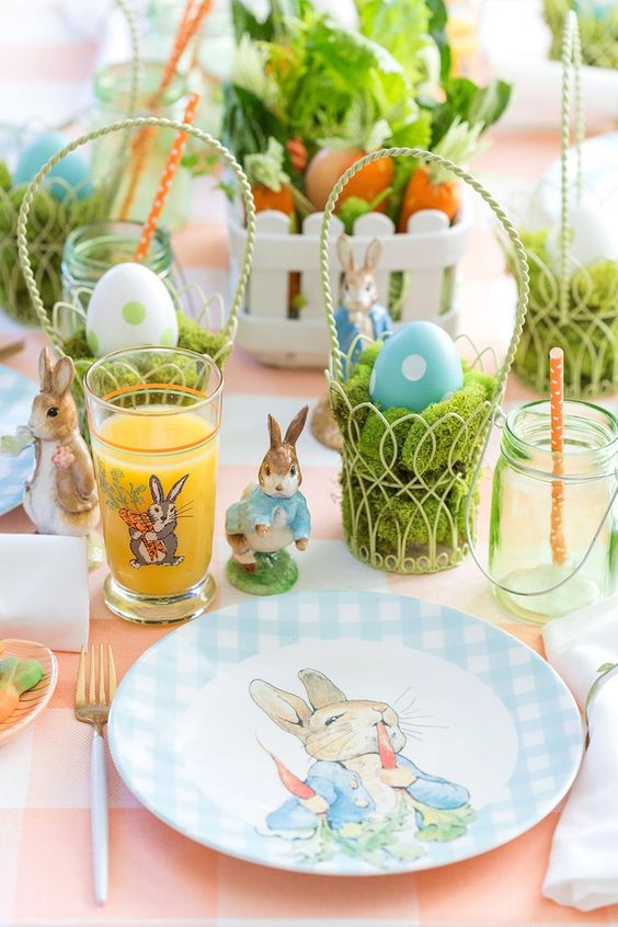 2 traditional easter decor