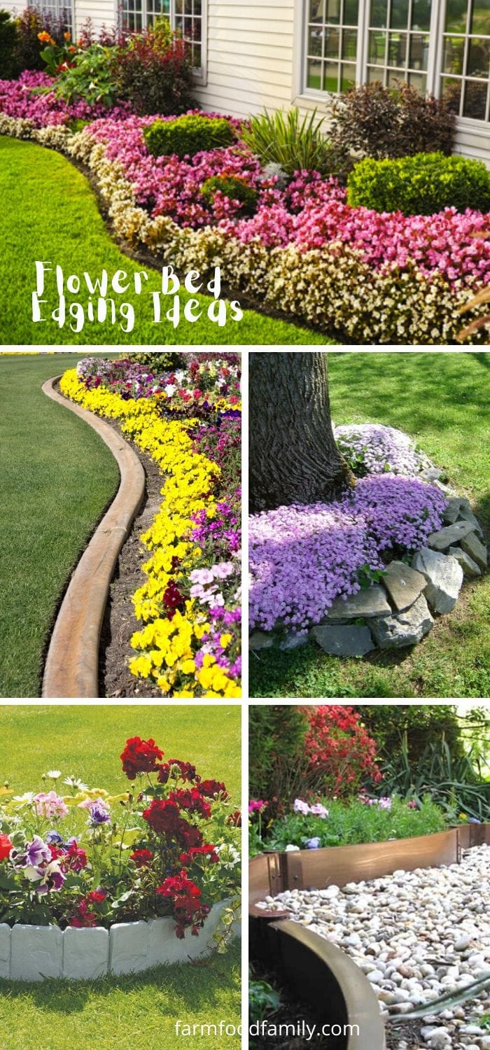 Best flower bed garden edging ideas