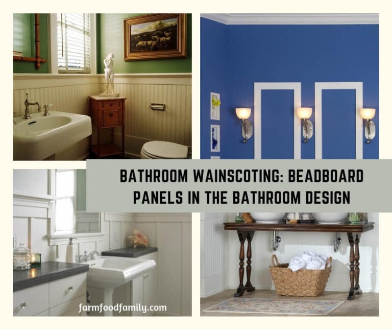 Bathroom Wainscoting: Beadboard Panels in the Bathroom Design