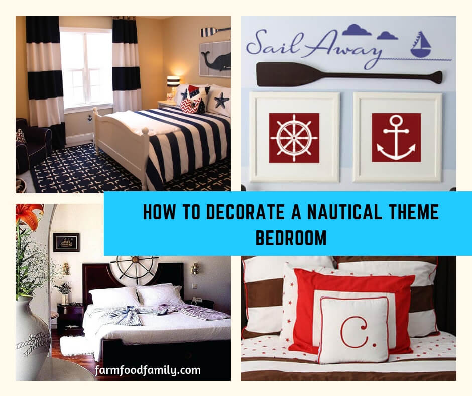How to Decorate a Nautical Theme Bedroom: Design a Nursery or Bedroom with Sailboat, Anchor or Ocean Motif