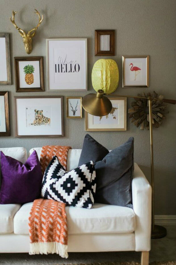 Best Spring Living Room Ideas | Spring Spruce-Up - Quick, Cheap Home Décor Ideas | FarmFoodFamily.com