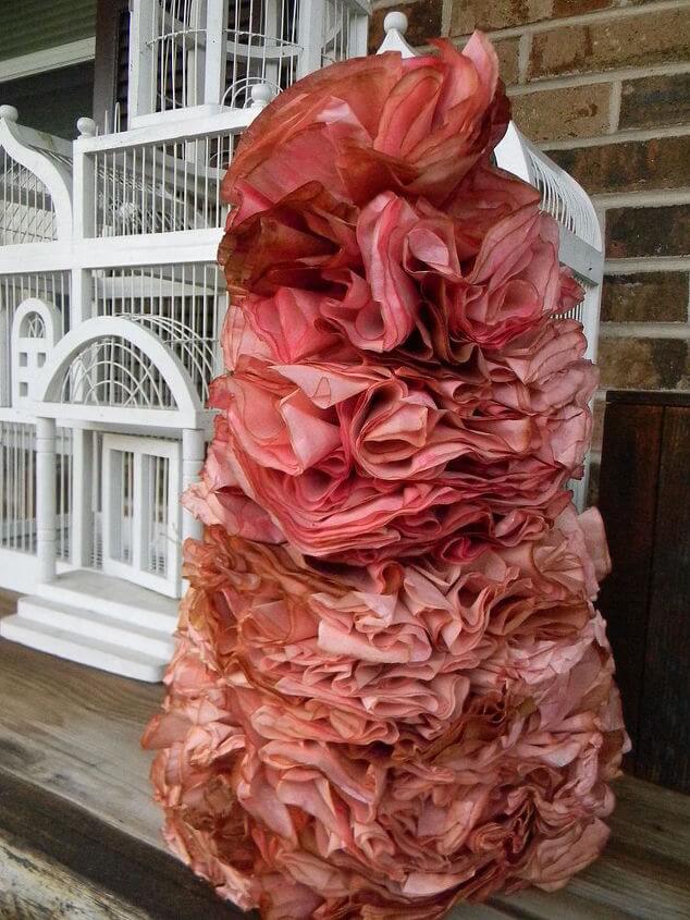 Rose Valentine's Day Coffee Filter Tree | Environmentally-Friendly Valentine's Day Gifts