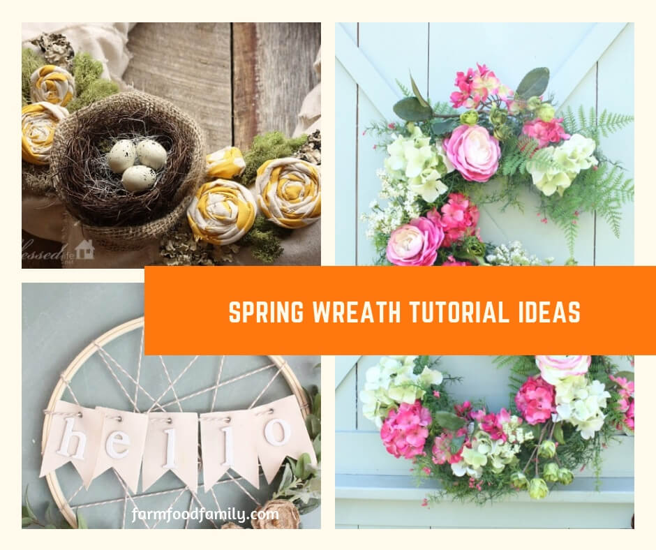Gorgeous diy spring wreath ideas