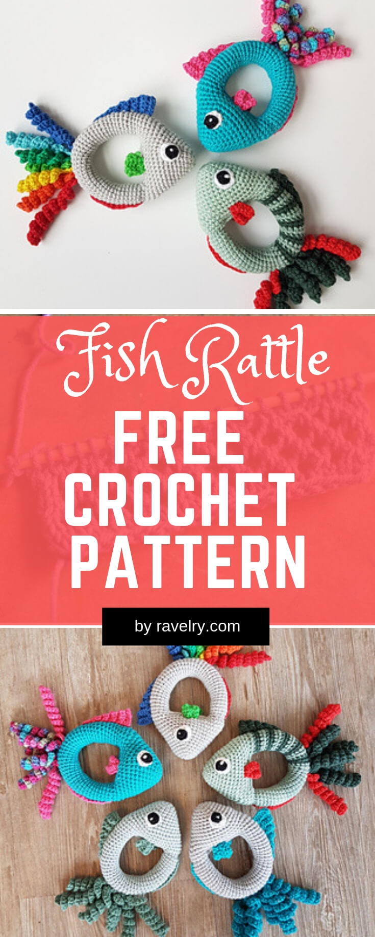 Fish Rattle | Rattle Free Crochet Patterns For Baby