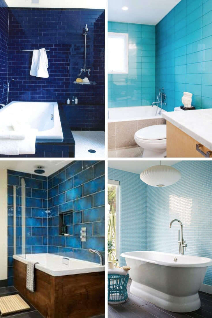 Blue Bathroom Tile Ideas 4 | Bathroom Tile Design: Ideas for Incorporating Tile into the Bathroom Design