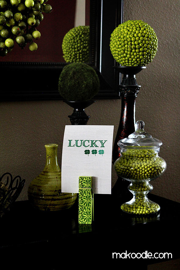St. Patrick's Day Lucky Printable | Creative St. Patrick’s Day Decor Ideas