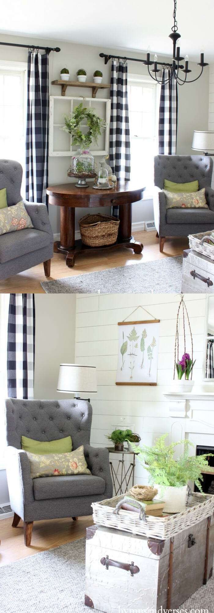 Spring Table Chairs | Best Farmhouse Living Room Decor & Design Ideas