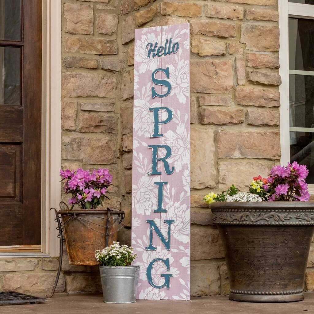 Hello Spring | Best Spring Porch Sign Decor Ideas & Designs