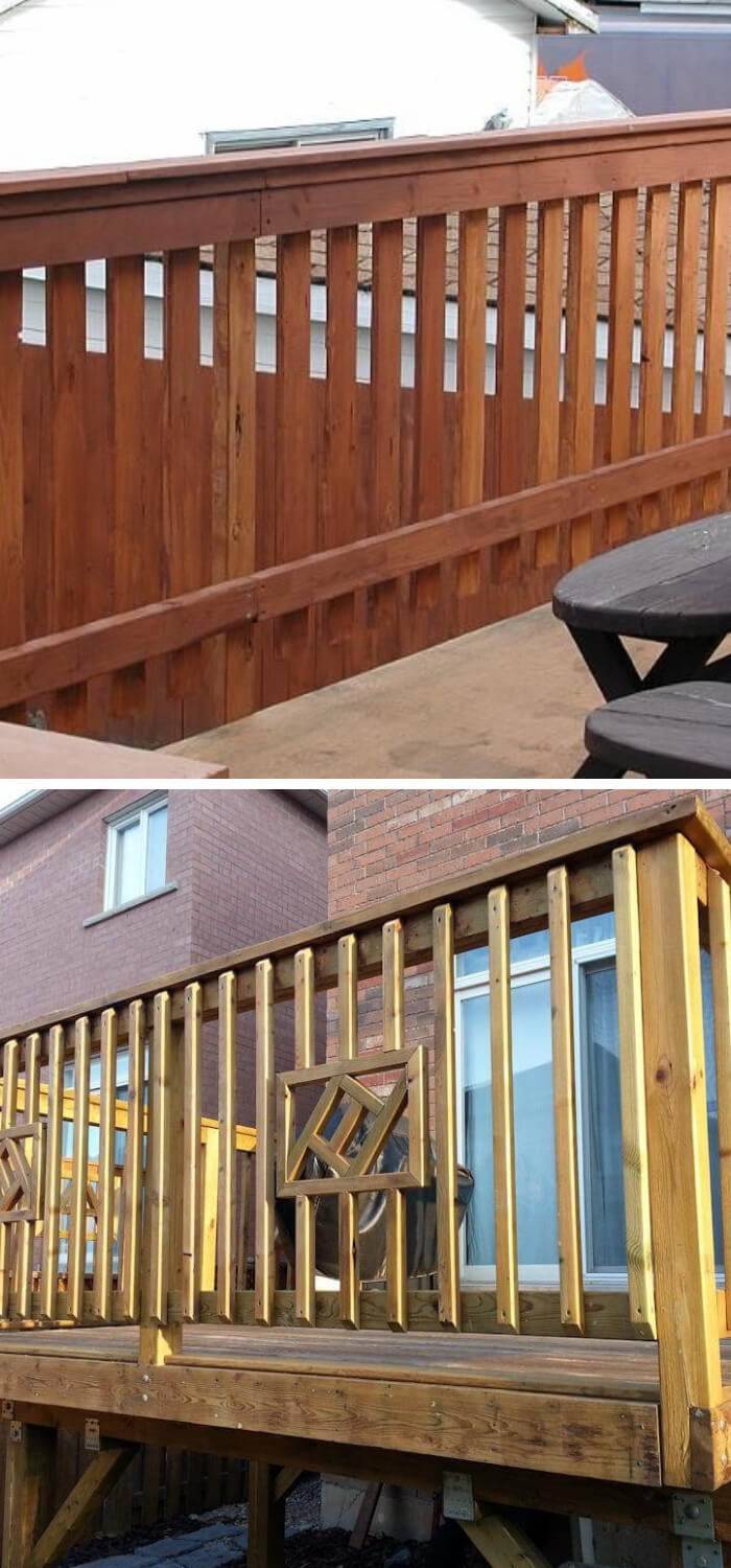17 diy deck railing ideas