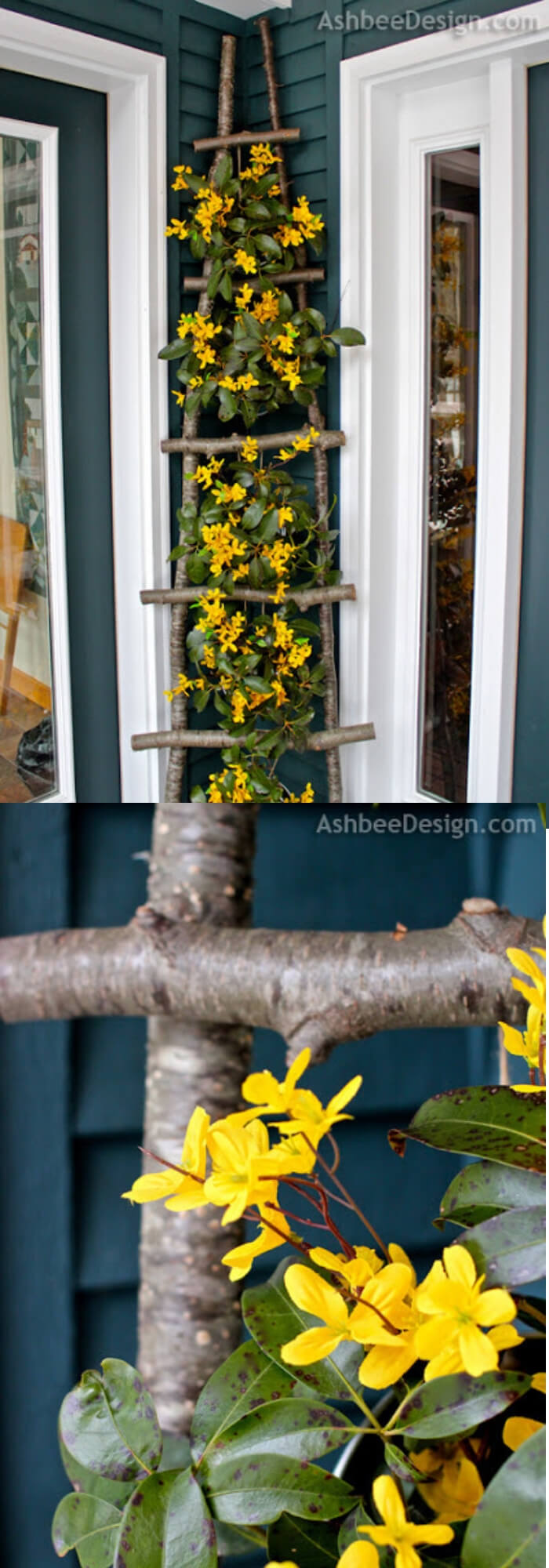 Ladder Flowers | DIY Spring Porch Decor Designs & Ideas