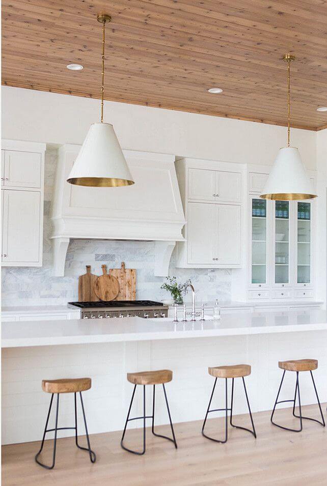 Transitional Kitchen Design | Best White Kitchen Cabinet Decor Ideas
