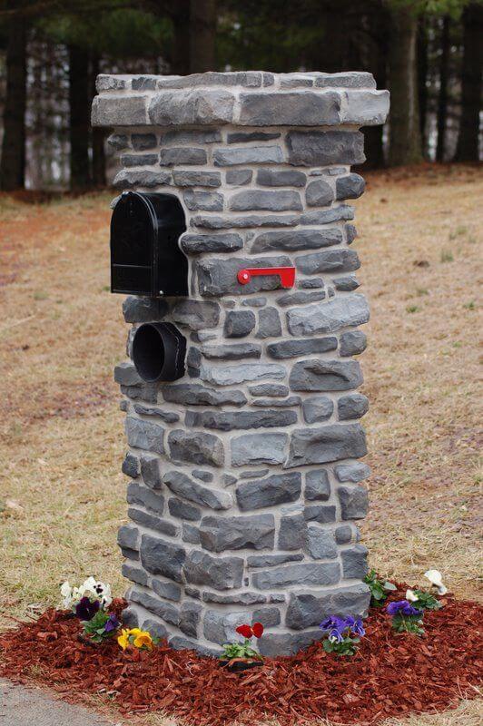 Brick mailbox | Best Mailbox Landscaping Ideas