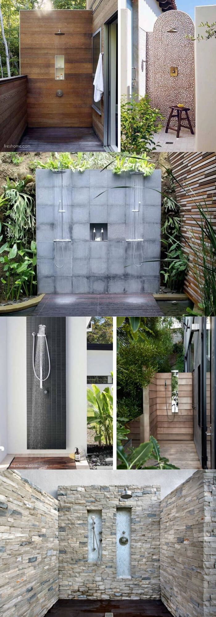 18 outdoor shower ideas