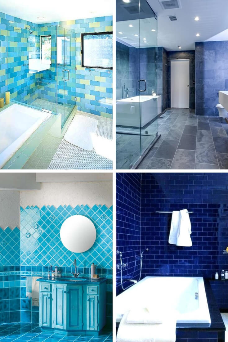Blue Bathroom Tile Ideas 3 | Bathroom Tile Design: Ideas for Incorporating Tile into the Bathroom Design