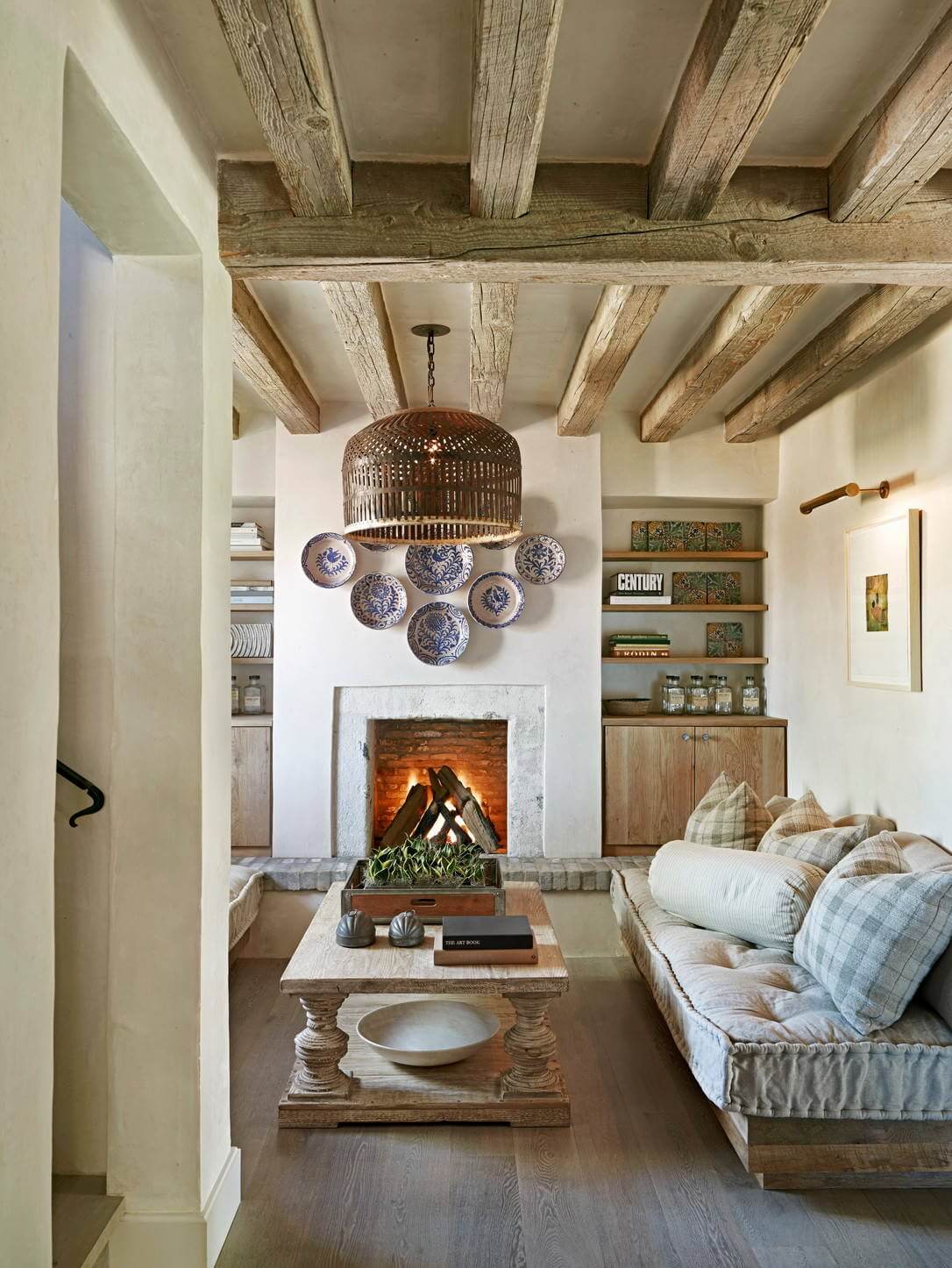 Beautiful Beams | Best Farmhouse Living Room Decor & Design Ideas