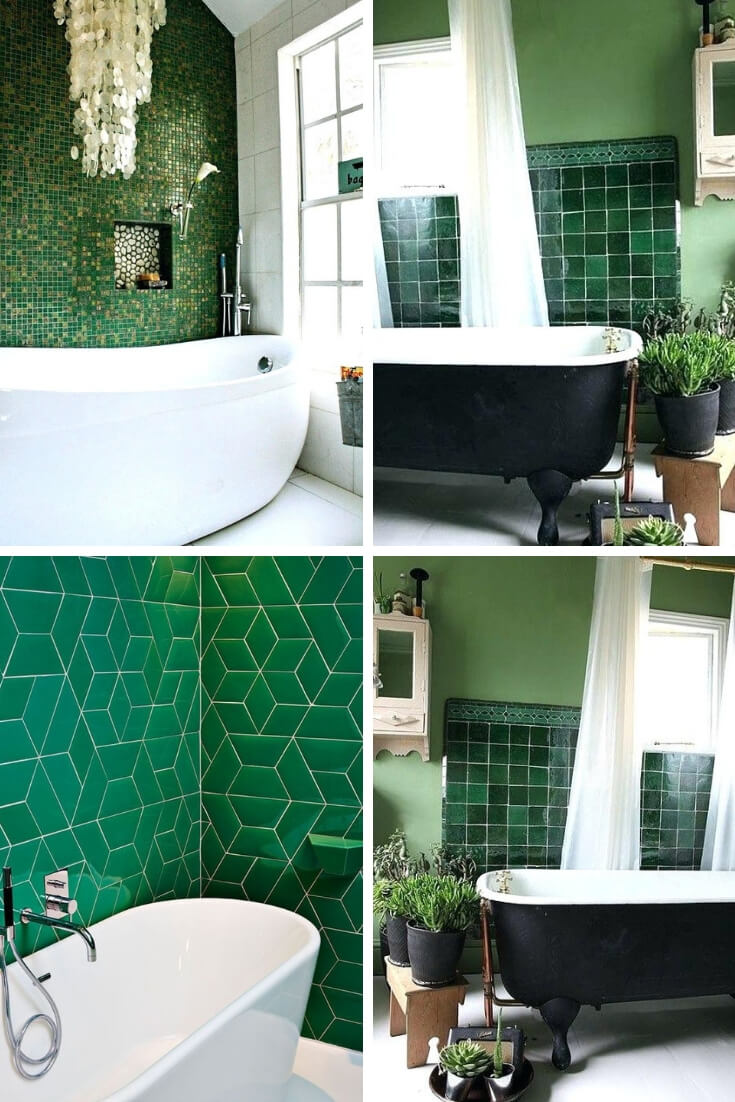Green Bathroom Tile Ideas 3 | Bathroom Tile Design: Ideas for Incorporating Tile into the Bathroom Design
