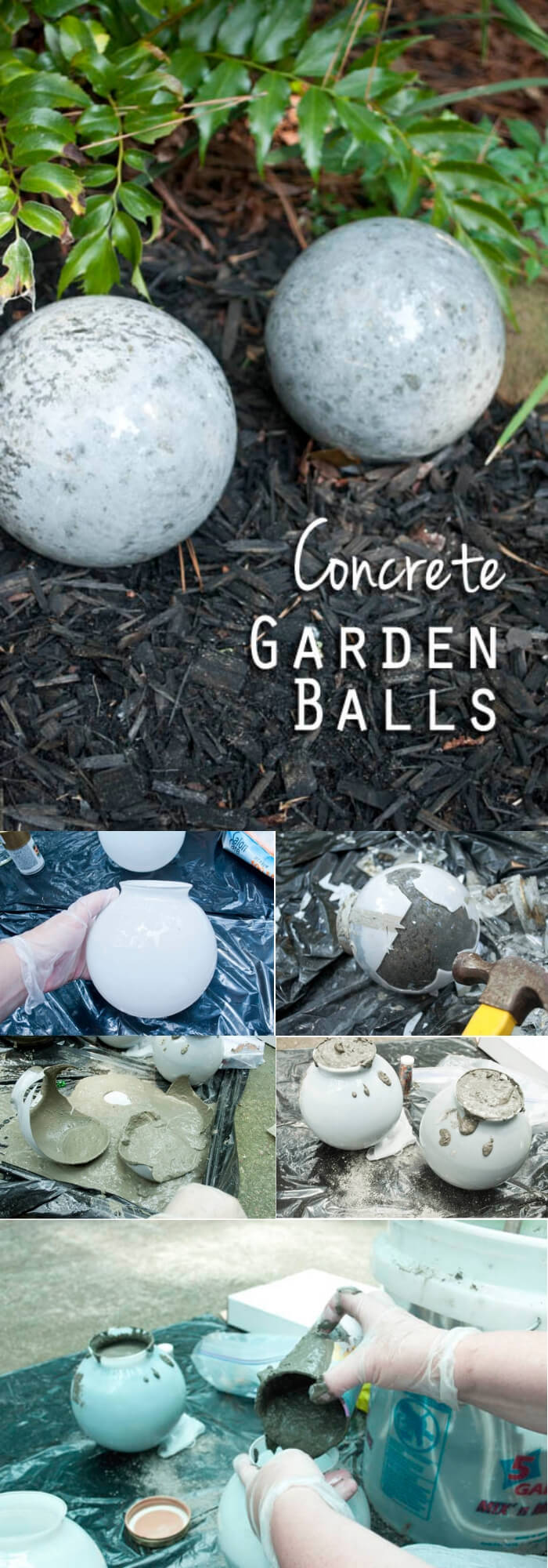 Concrete Garden Balls