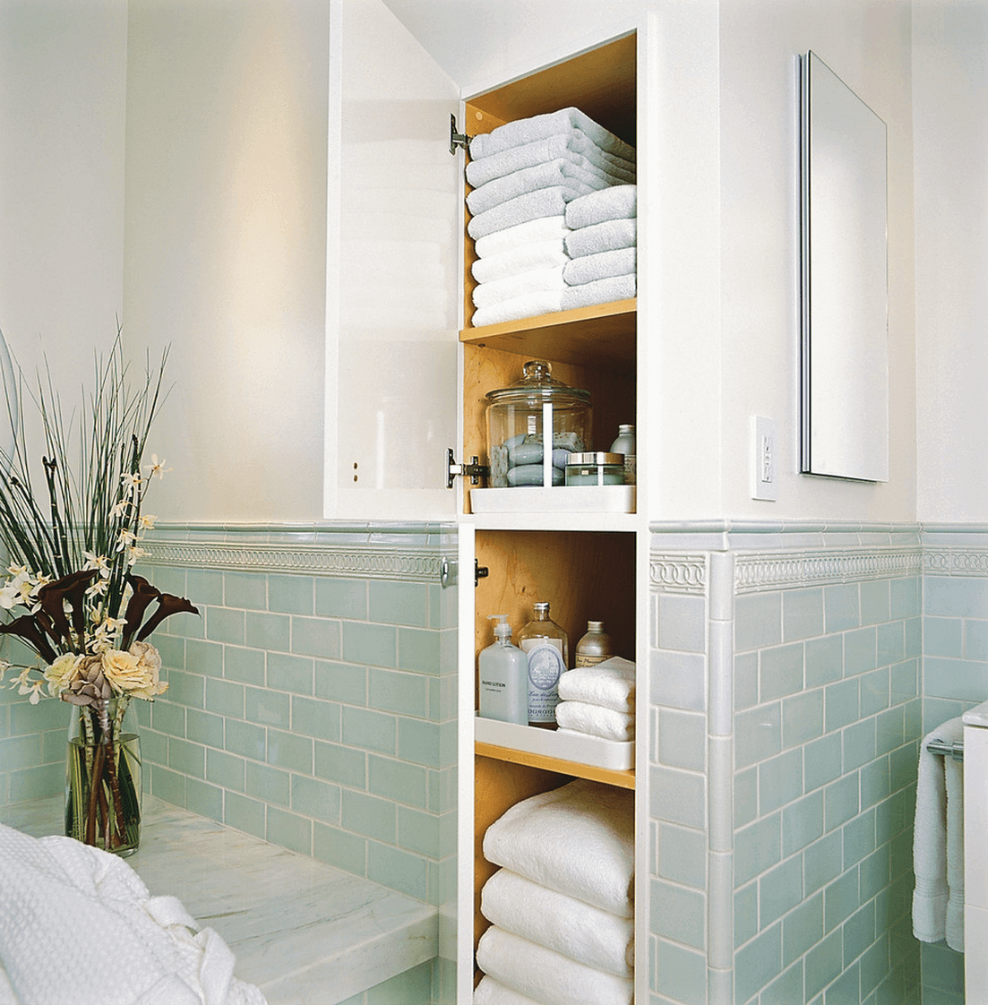Small cabinet | Best Small Bathroom Storage Designs & Ideas