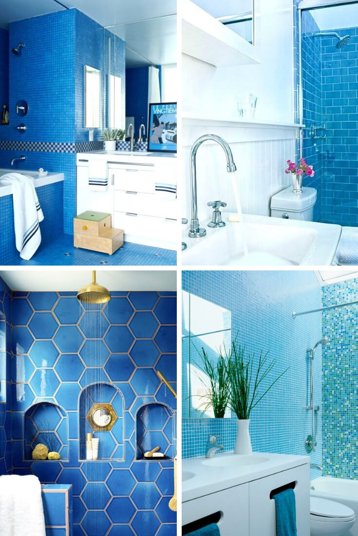 Blue Bathroom Tile Ideas 2 | Bathroom Tile Design: Ideas for Incorporating Tile into the Bathroom Design