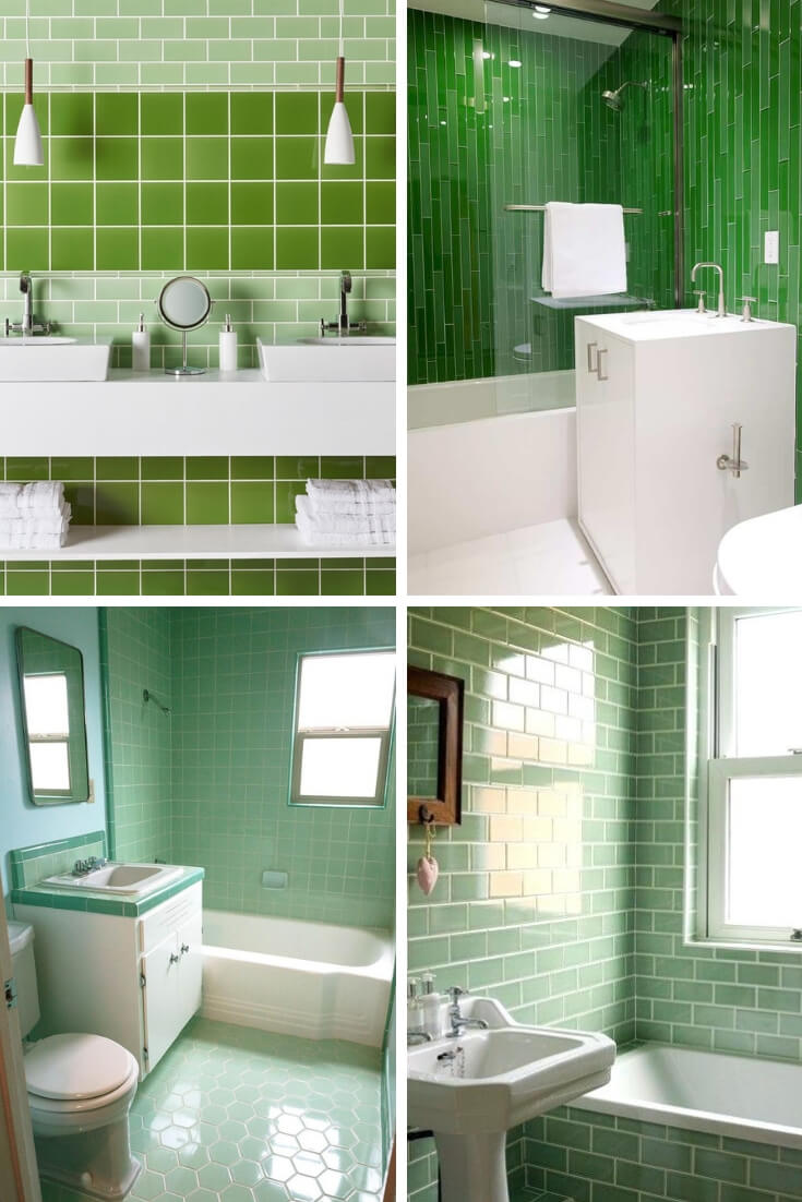 Green Bathroom Tile Ideas 2 | Bathroom Tile Design: Ideas for Incorporating Tile into the Bathroom Design