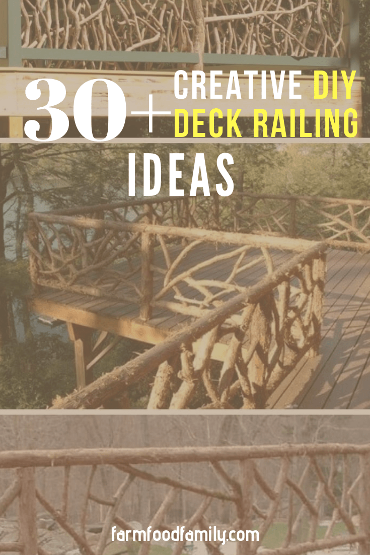 30 diy deck railing ideas