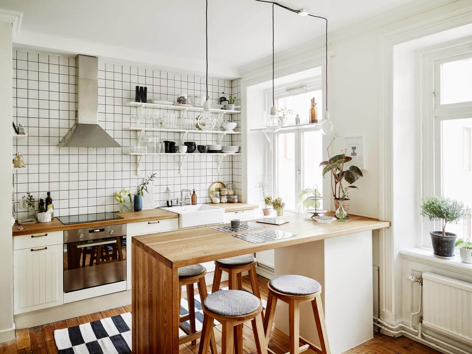 Nordic kitchen | Best White Kitchen Cabinet Decor Ideas