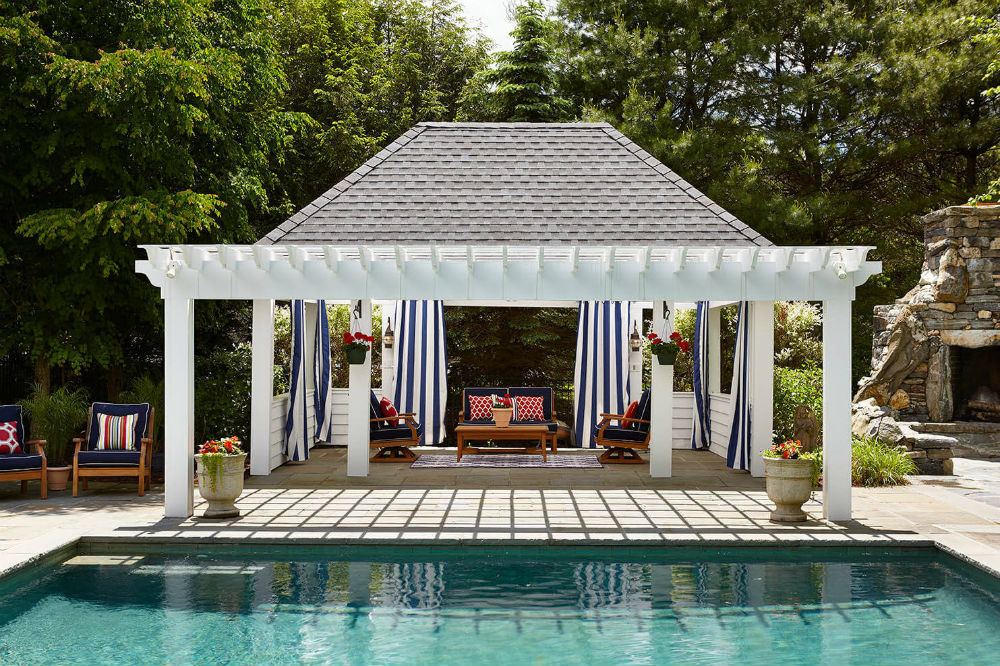 Backyard Pavilion ideas with pool