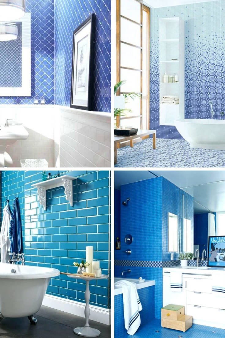 Blue Bathroom Tile Ideas 1 | Bathroom Tile Design: Ideas for Incorporating Tile into the Bathroom Design