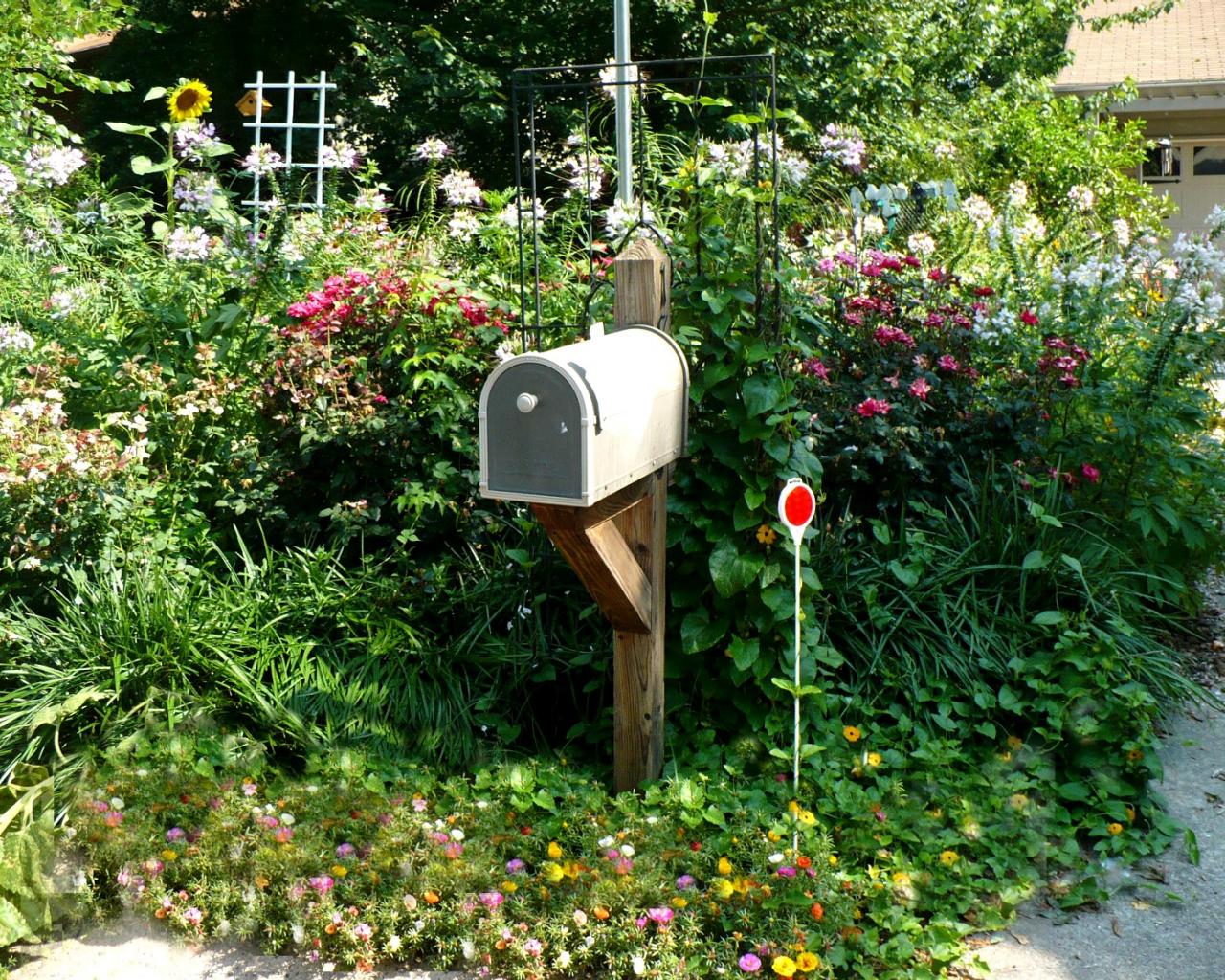 50 mailbox landscaping ideas