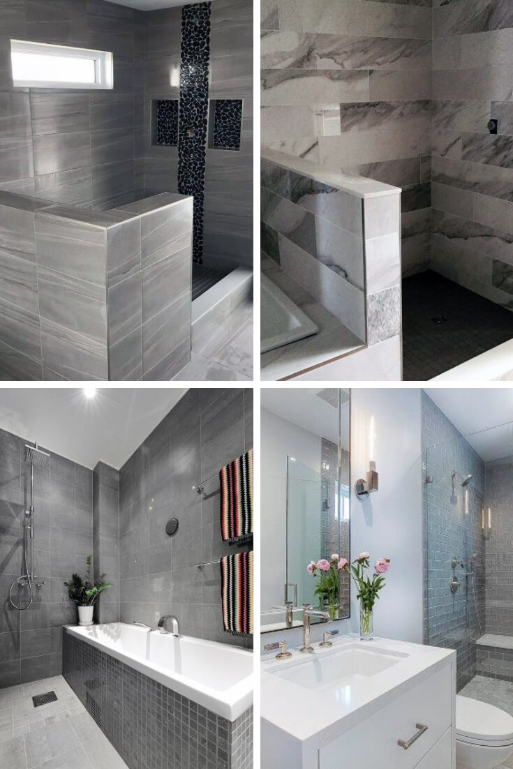 Grey Bathroom Tile Ideas 2 | Bathroom Tile Design: Ideas for Incorporating Tile into the Bathroom Design