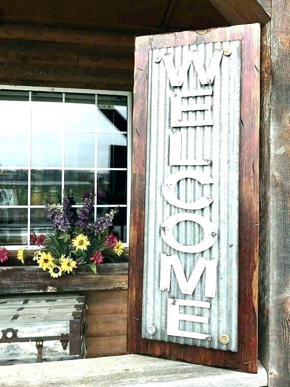 Rustic Welcome Signs | Best Spring Porch Sign Decor Ideas & Designs