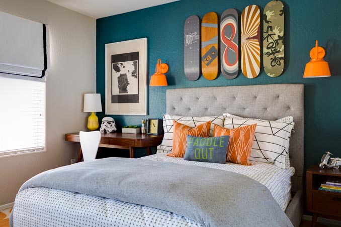Sports Theme | Skate board | Cool Bedroom Ideas For Boys