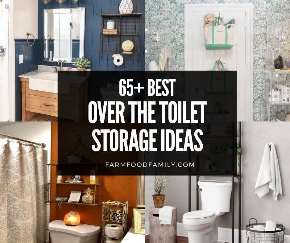 The Toilet Storage Ideas, Bathroom Towel Storage Above Toilet