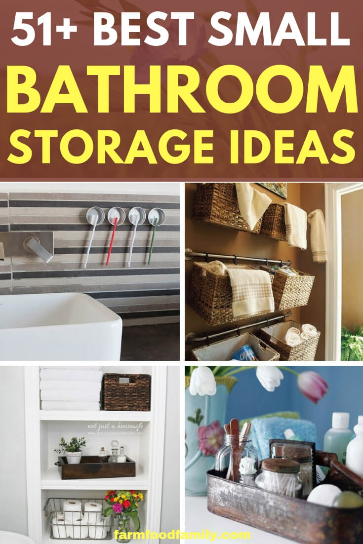 52 stunning small bathroom storage designs & ideas
