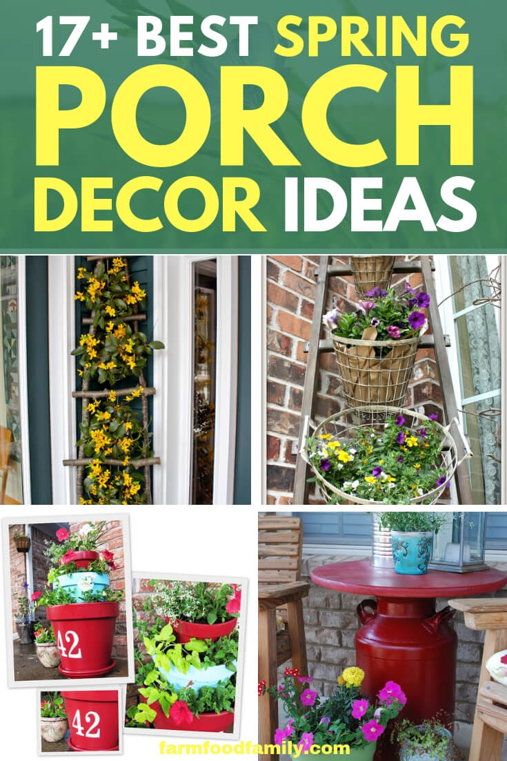 Creative Spring Porch Decor Ideas & Designs