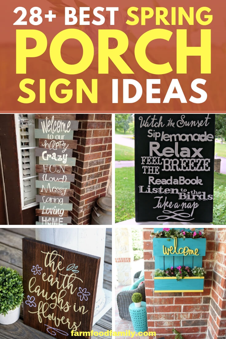 Best Spring Porch Sign Ideas