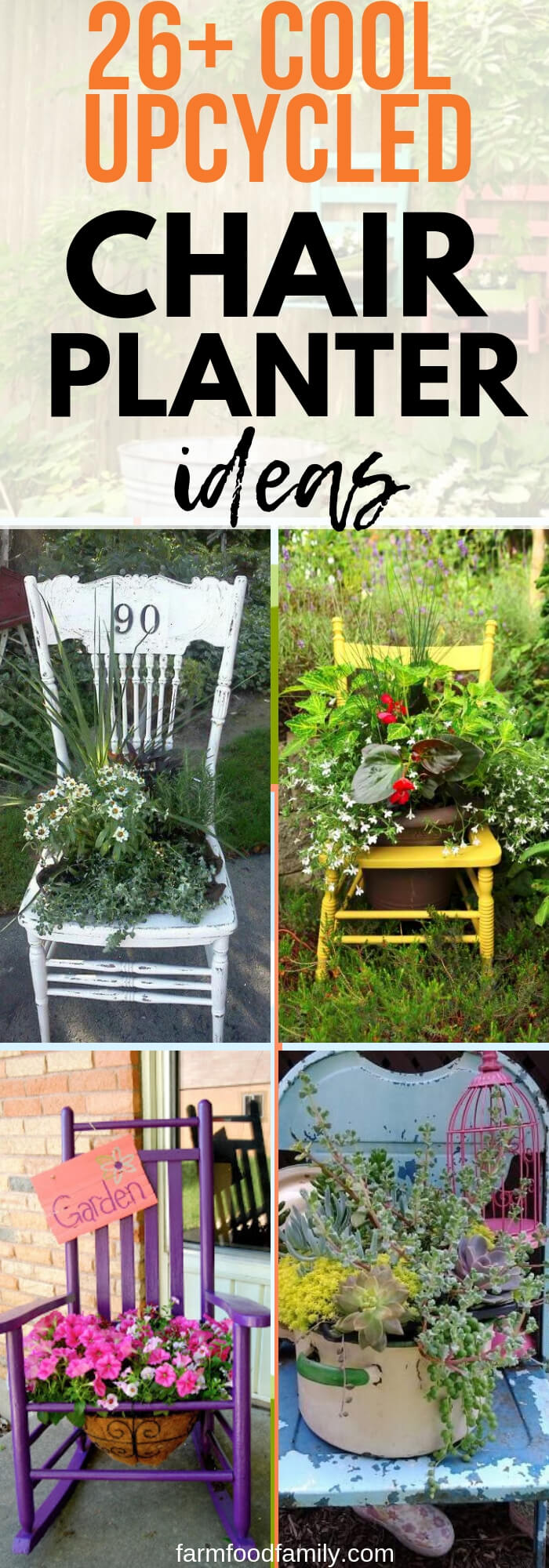 Best Upcycled DIY Chair Planter Ideas For Your Garden