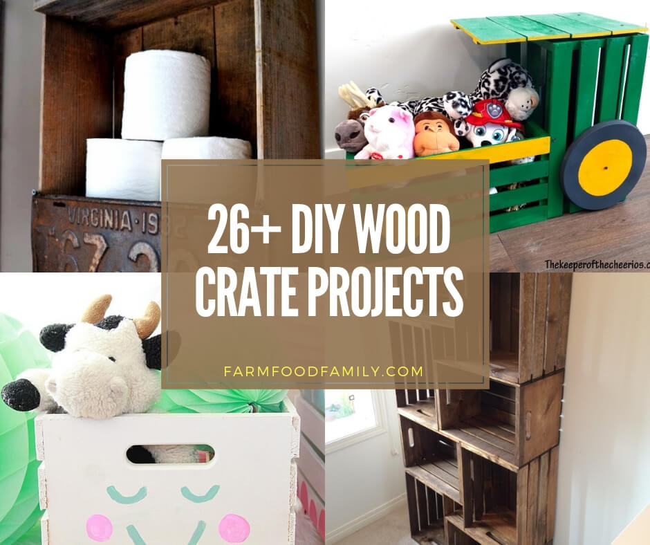 26 Inspiring Diy Wood Crate Projects, Wooden Crate Box Ideas