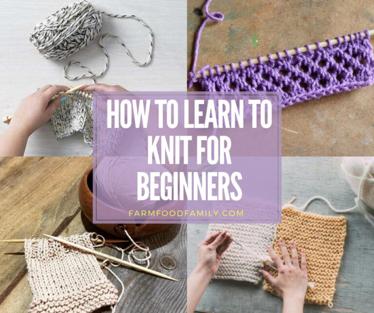 how to learn to knit for beginners