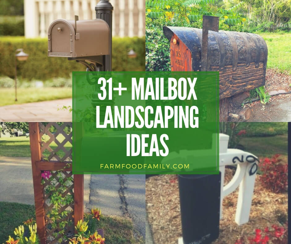 35 Best Mailbox Landscaping Ideas For, Landscape Ideas Around Mailbox Post