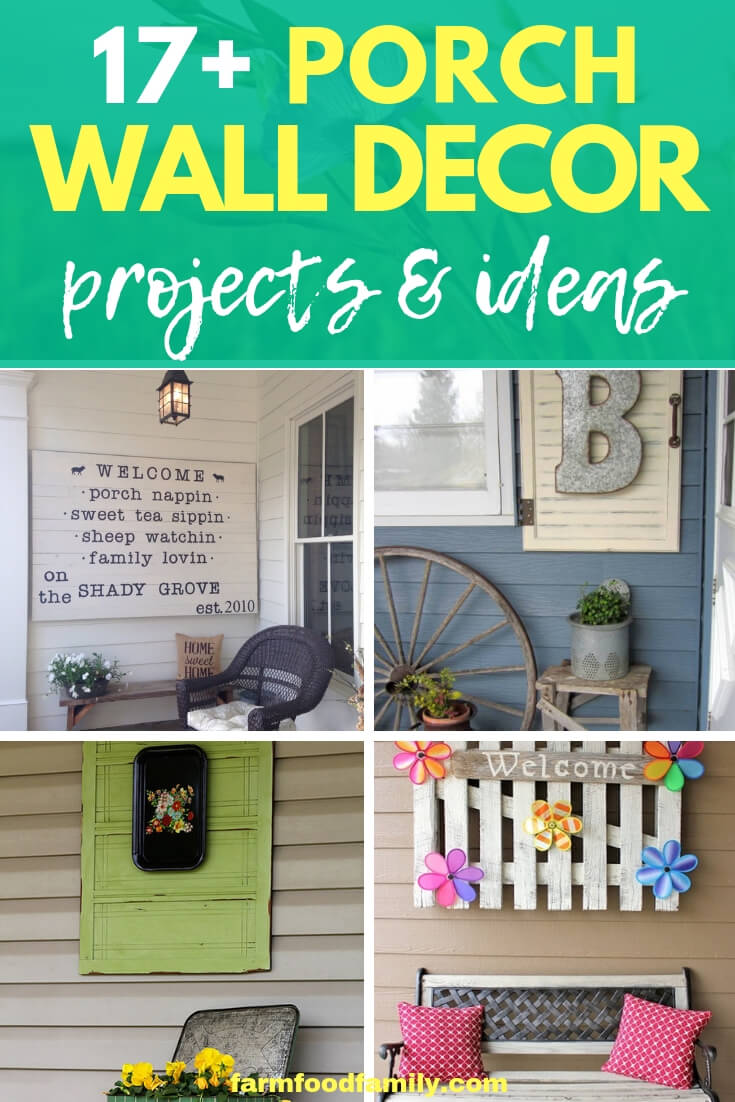 Best outdoor wall decor ideas to beautify your porch