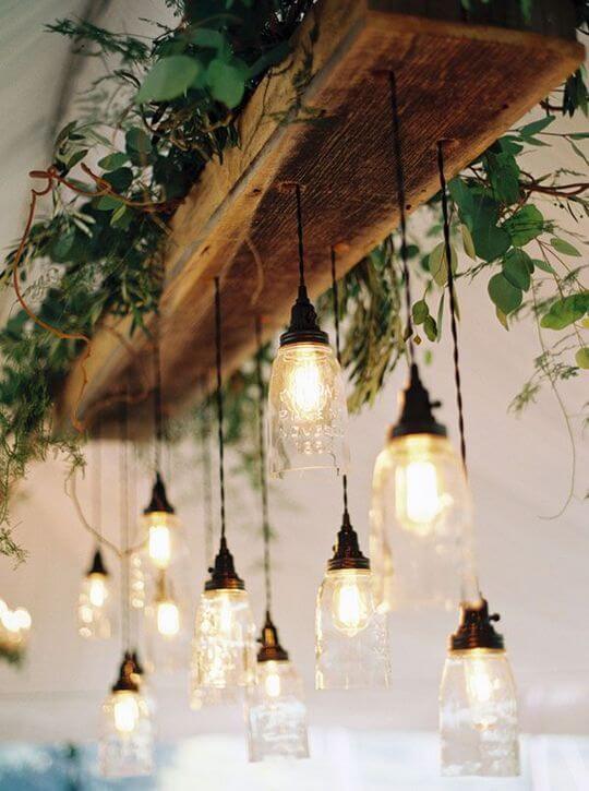 Farmhouse Lighting Designs & Ideas: Breathtaking diy wooden lamp