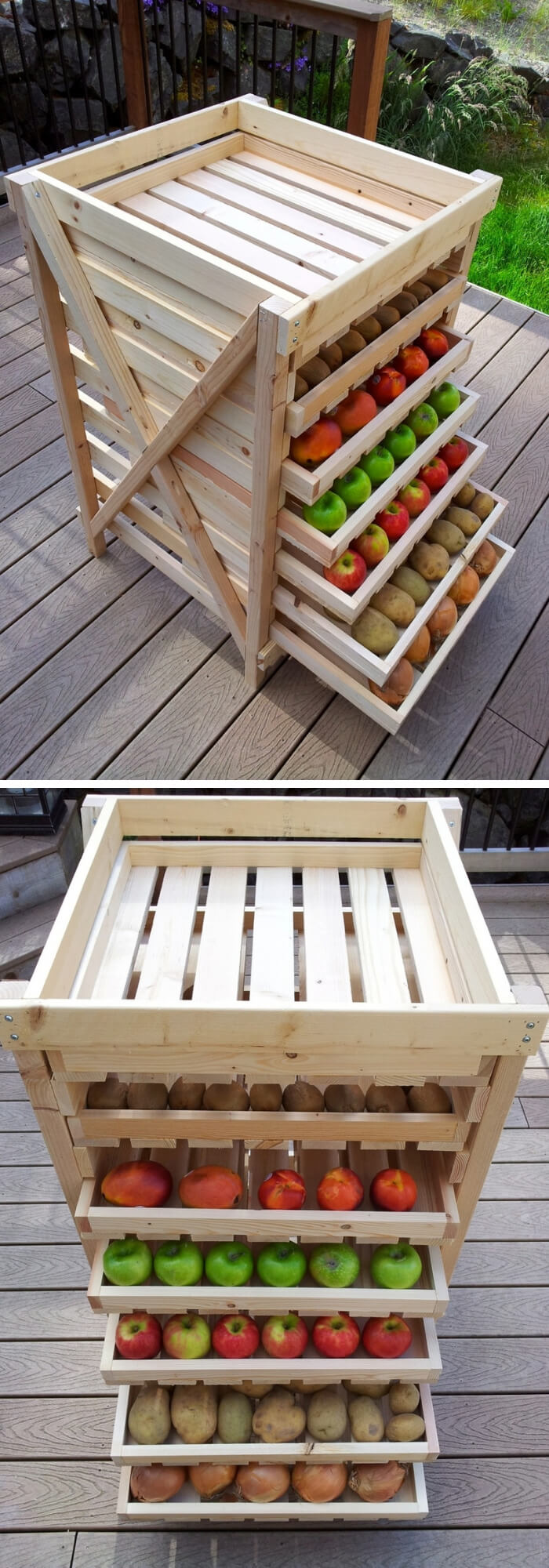Food storage drying rack | Best Fruit and Vegetable Storage Ideas For Your Kitchen