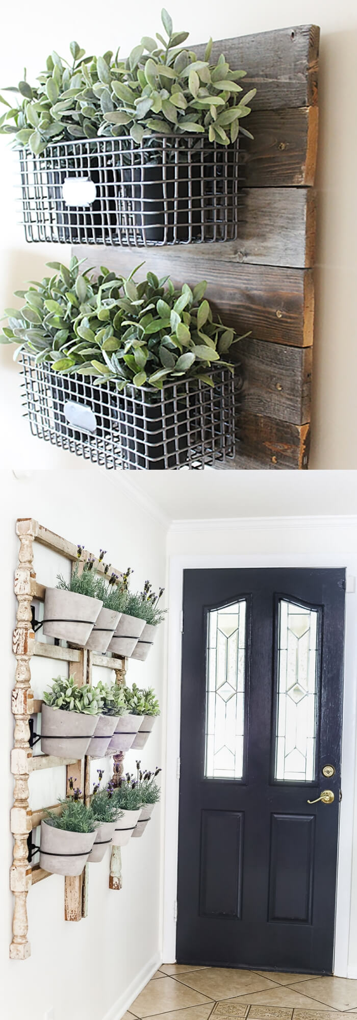 Farmhouse Hanging Wire Wall Pieces | Best Farmhouse Indoor Plant Decor Ideas & Designs