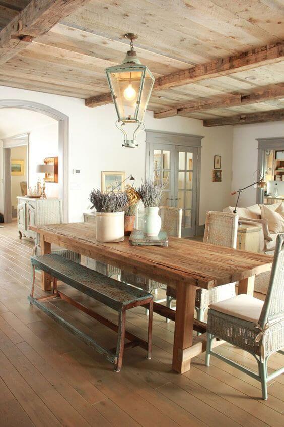 Stunning Farmhouse Dining Room Decor, Country Dining Room Table Decorating Ideas