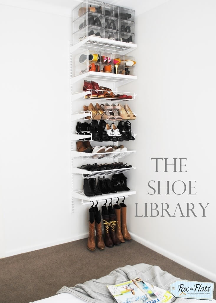 Elfa shoe storage | Smart Shoe Storage Ideas & Designs For Any Zoom Size