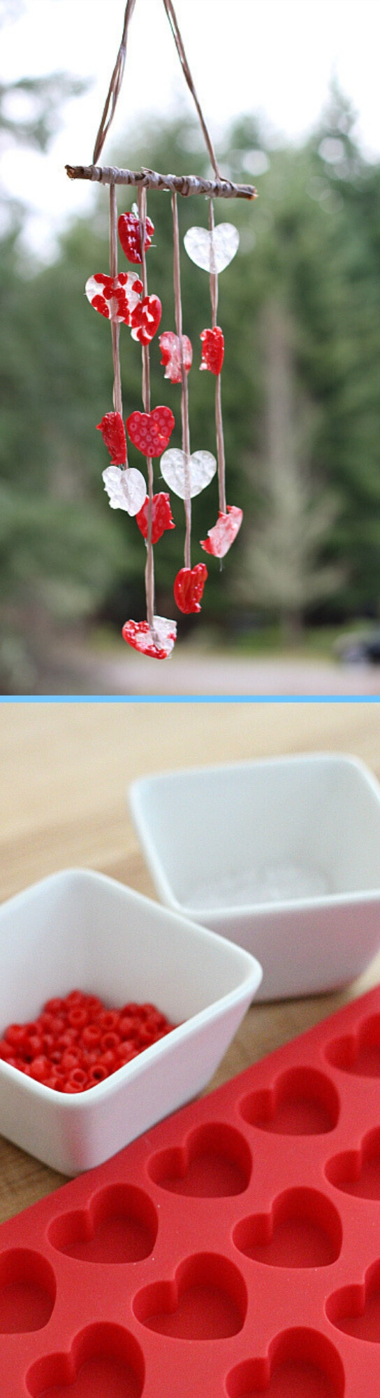 DIY Melted Bead Craft Wind Chimes