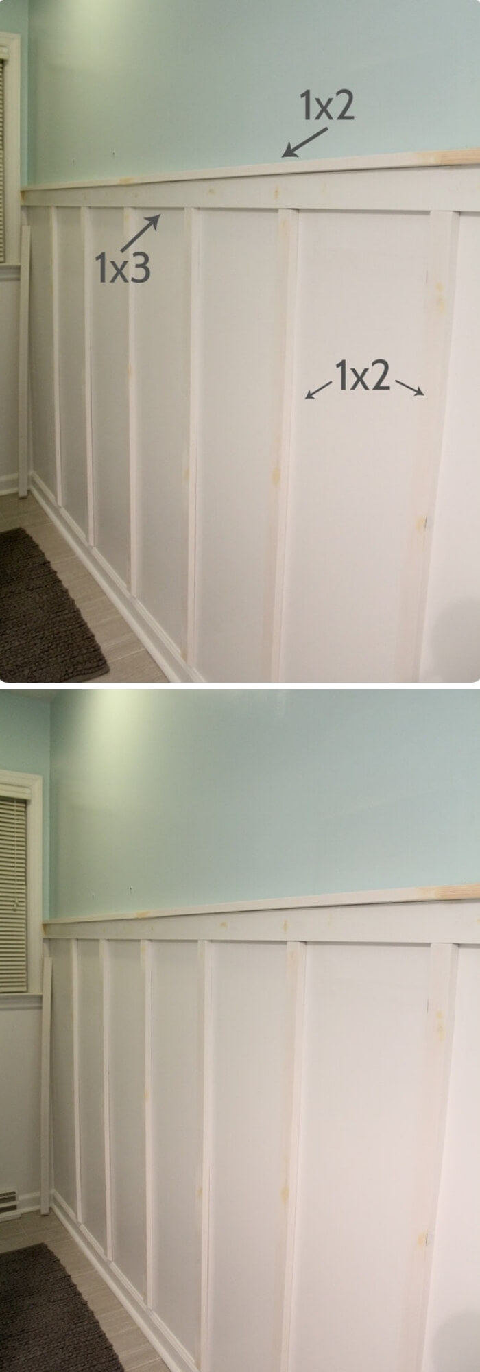 Cheap and Easy Board and Batten | Amazing Wainscoting Ideas for Your New Home