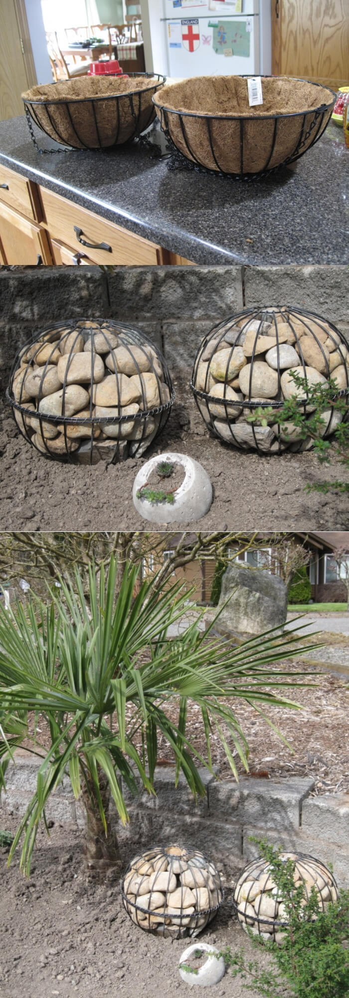 DIY Gabion Globes | Best DIY Garden Globe Ideas & Designs